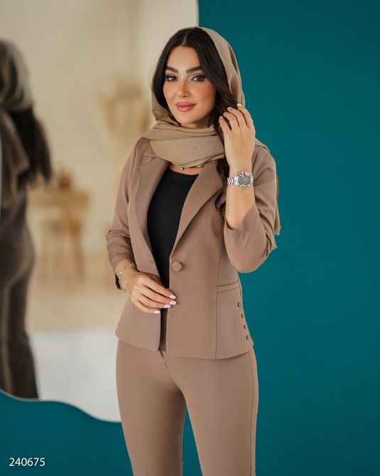 کت و شلوار مدل تلناز کد ۲۴۰۶ نوروز ۱۴۰۵
