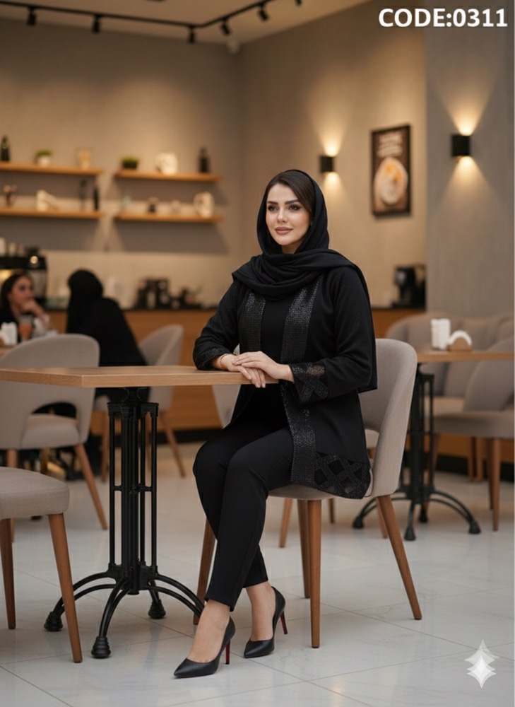 مانتو کتی مجلل کد 0311  اختصاصی نوروز 1405
