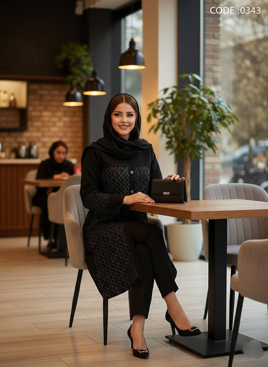 مانتو مجلسی مخمل کد 0343  نوروز 1405