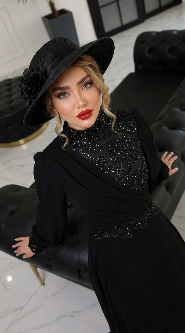 پیراهن مجلسی مدل رخساره کد 333